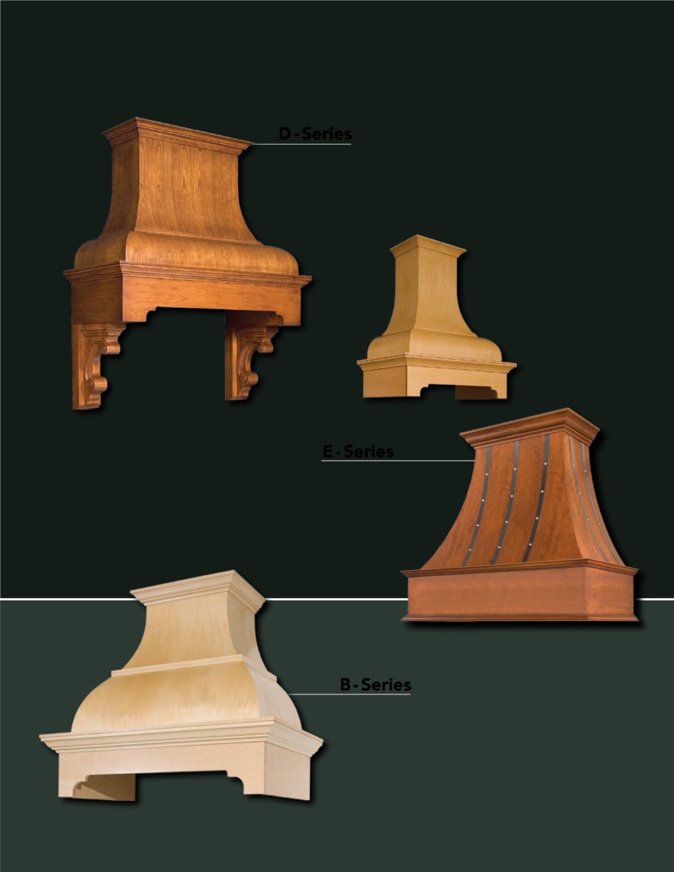 Stanisci Wood Range Hoods - Estate Collection